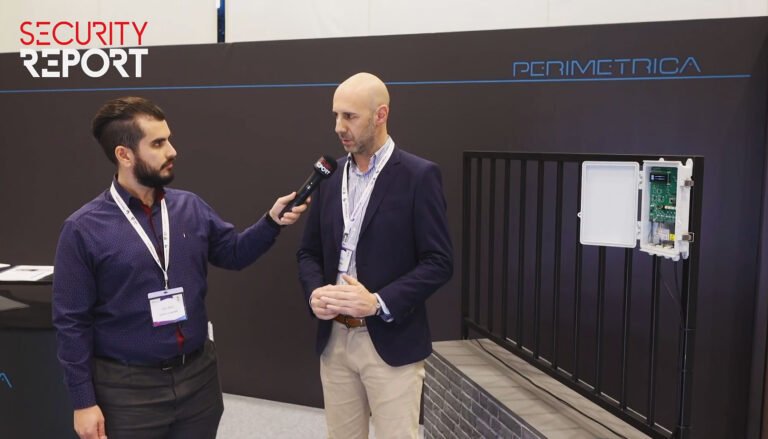 PERIMETRICA CEO during interview at Athens Electronix 2026 exhibition